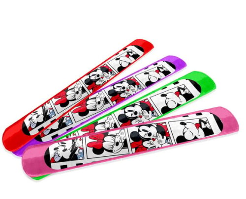 Pulseira Bate Enrola Mickey e Minnie