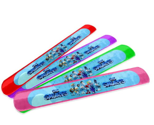 Pulseira Bate Enrola Smurfs