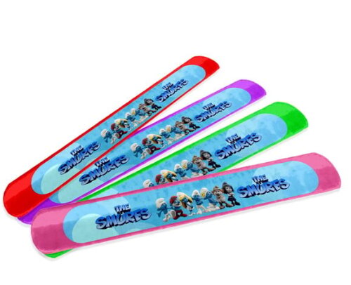 Pulseira Bate Enrola Smurfs