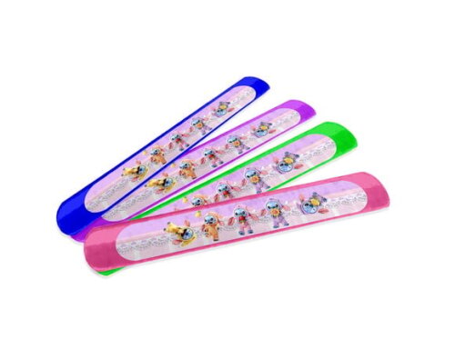 Pulseira Bate Enrola Stitch Labubu