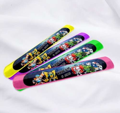 Pulseira Bate Enrola Transformers
