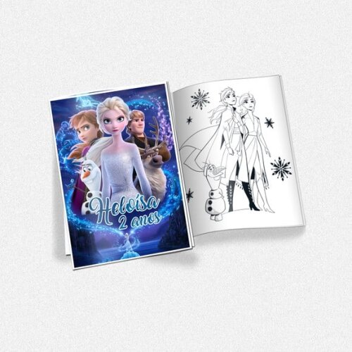 Revista de Colorir Frozen 2