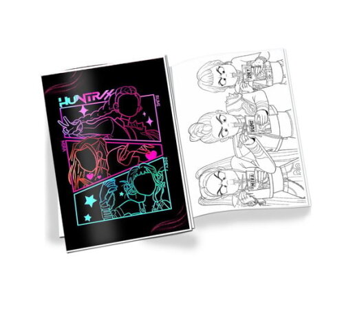 Revista de Colorir Guerreiras do K-pop