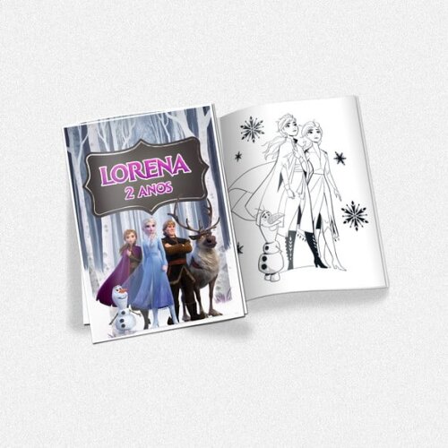 Revista de Colorir Frozen 2