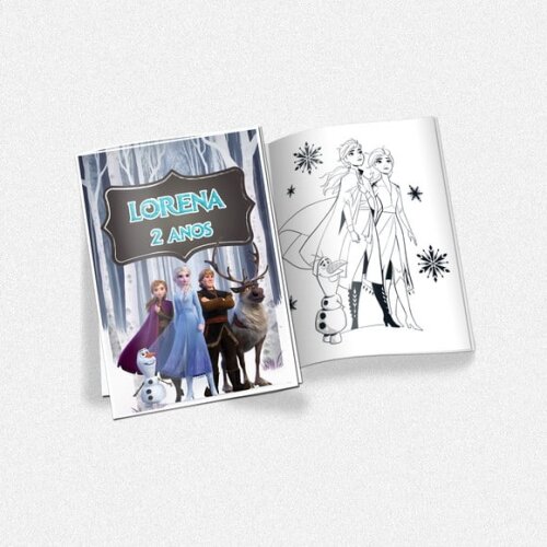 Revista de Colorir Frozen 2
