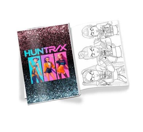 Revista de Colorir Guerreiras do K-pop