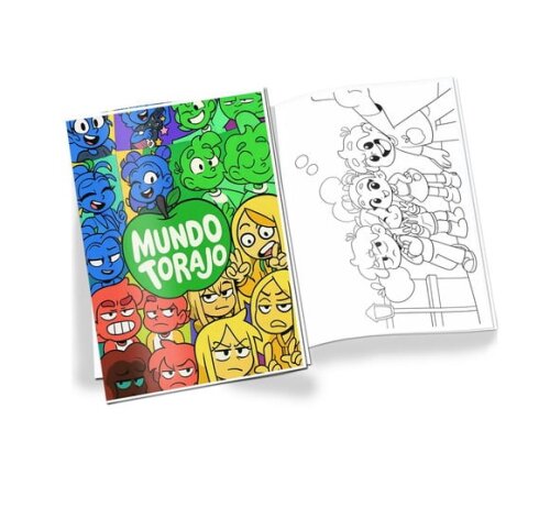Revista de Colorir Mundo Torajo