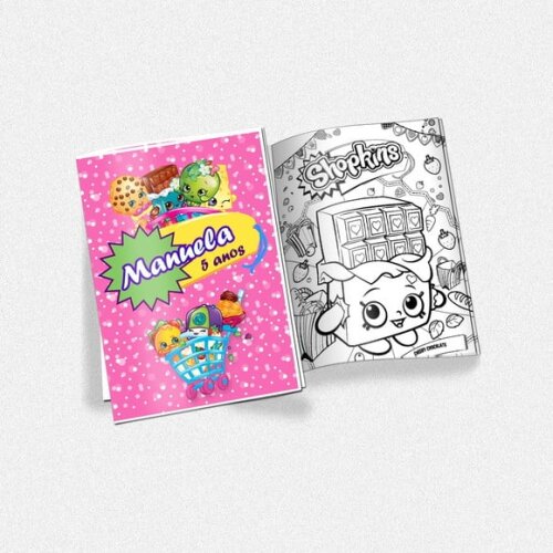Revista de Colorir Shopkins