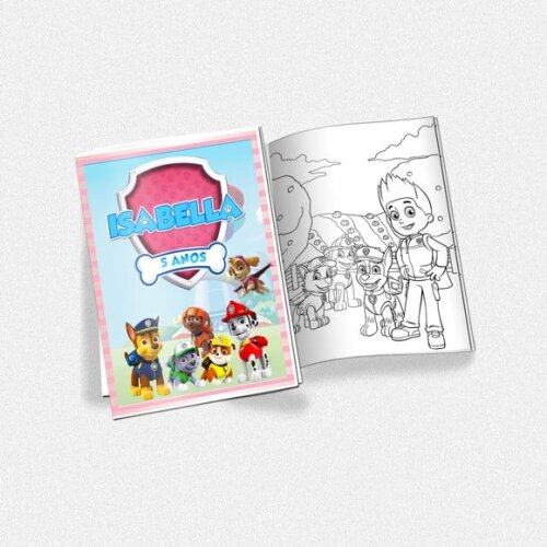 Revista de Colorir Patrulha Canina