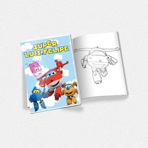 Revista de Colorir Super Wings