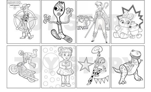 Revista de Colorir Toy Story