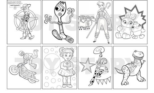 Revista de Colorir Toy Story