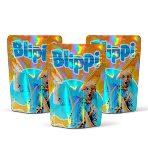 Saquinho Metalizado 10x15cm Blippi