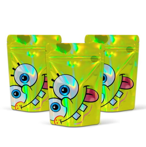 Saquinho Metalizado 10x15cm Bob Esponja