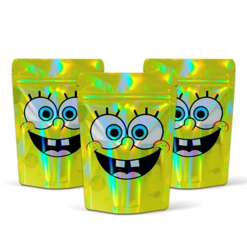 Saquinho Metalizado 10x15cm Bob Esponja