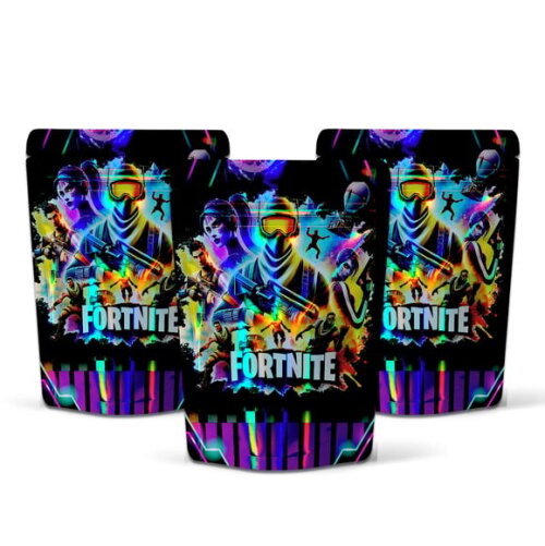 Saquinho Metalizado 10x15cm Fortnite
