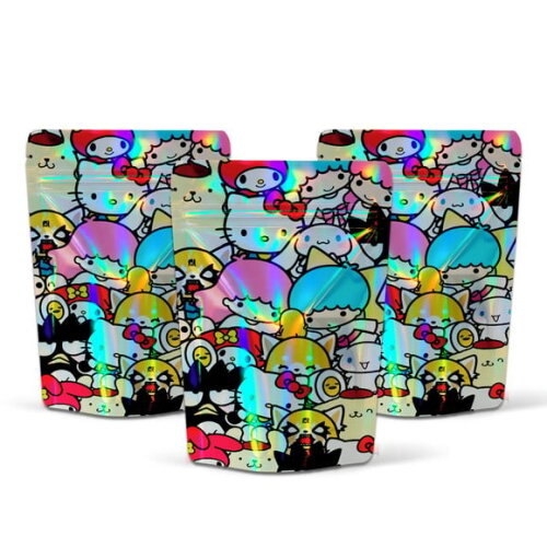 Saquinho Metalizado 10x15cm Hello Kitty