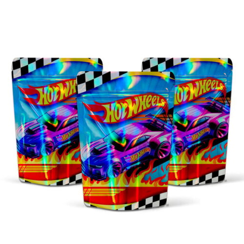 Saquinho Metalizado 10x15cm Hot Wheels