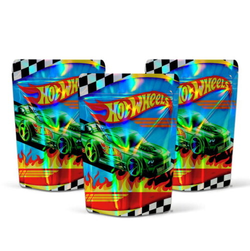 Saquinho Metalizado 10x15cm Hot Wheels