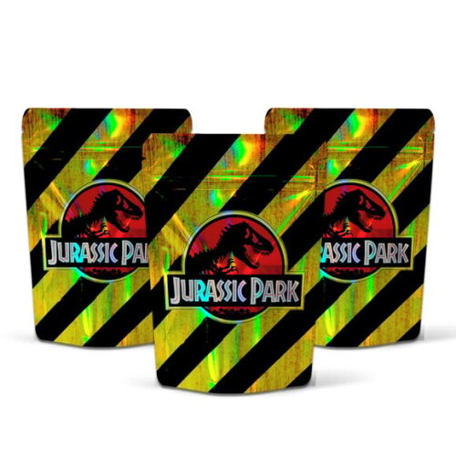 Saquinho Metalizado 10x15cm Jurassic Park