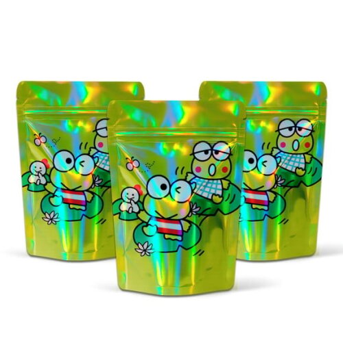 Saquinho Metalizado 10x15cm Keroppi
