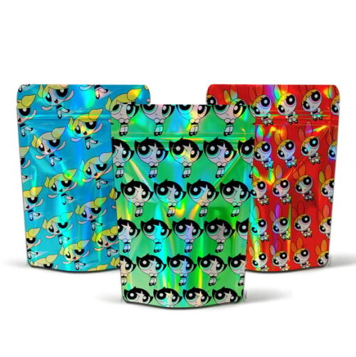 Saquinho Metalizado 10x15cm Meninas Super Poderosas