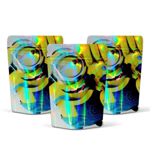 Saquinho Metalizado 10x15cm Minions