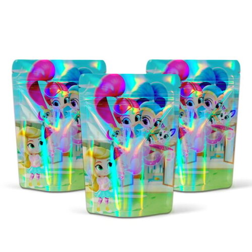 Saquinho Metalizado 10x15cm Shimmer e Shine
