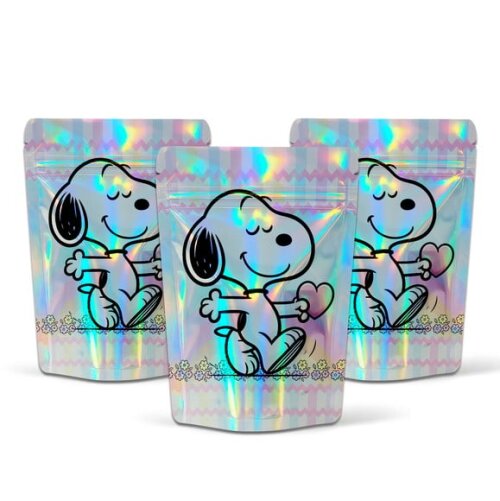 Saquinho Metalizado 10x15cm Snoopy