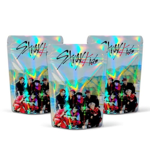 Saquinho Metalizado 10x15cm Stray Kids