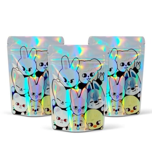 Saquinho Metalizado 10x15cm Stray Kids