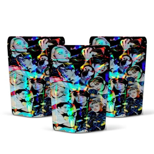 Saquinho Metalizado 10x15cm Stray Kids