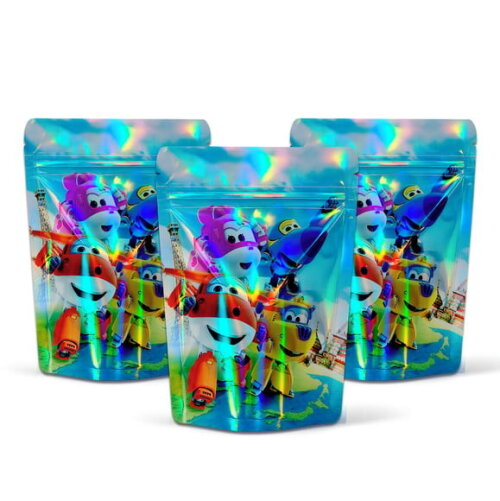 Saquinho Metalizado 10x15cm Super Wings