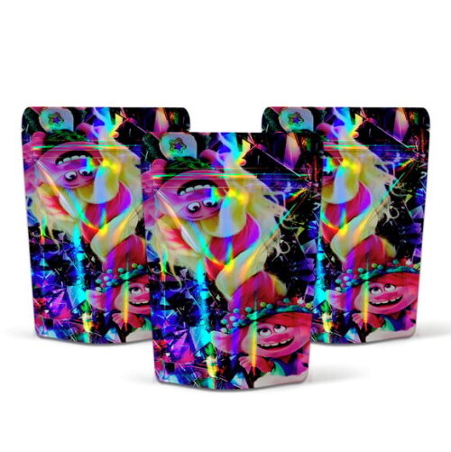 Saquinho Metalizado 10x15cm Trolls 3