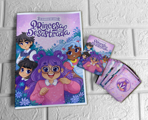 Álbum de Figurinhas Princesa Desastrada
