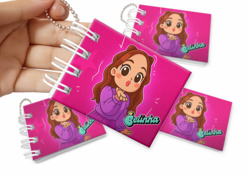 Mini Livro de Colorir 6x8cm Belinha