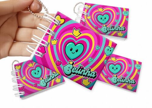 Mini Livro de Colorir 6x8cm Belinha