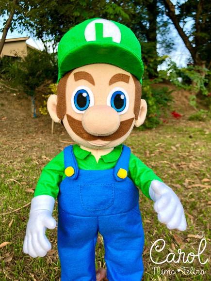 Luigi Decorativo Super Mario | Coleção Gamer e Presente