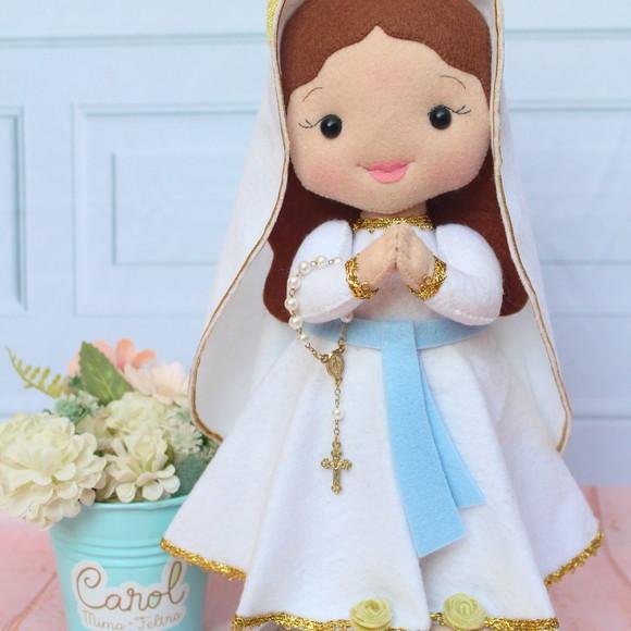 Nossa Senhora de Lourdes Decorativa Presente Religioso