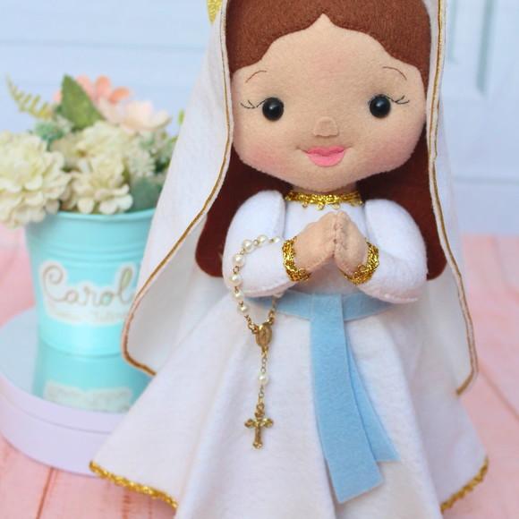 Nossa Senhora de Lourdes Decorativa Presente Religioso