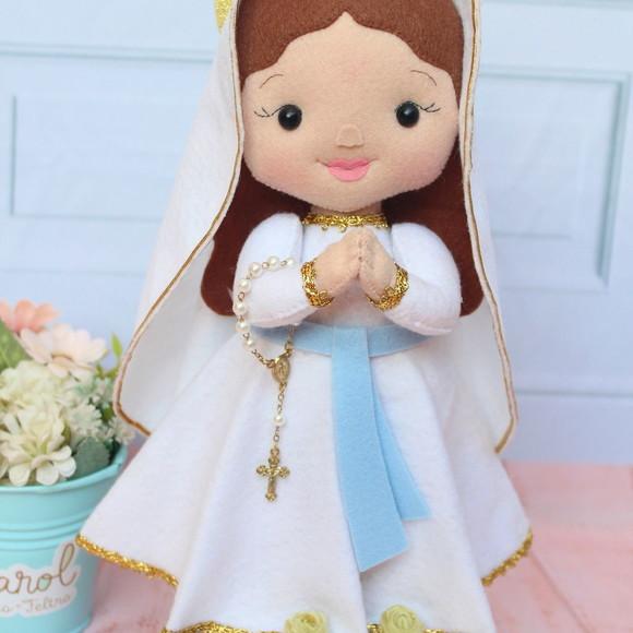 Nossa Senhora de Lourdes Decorativa Presente Religioso