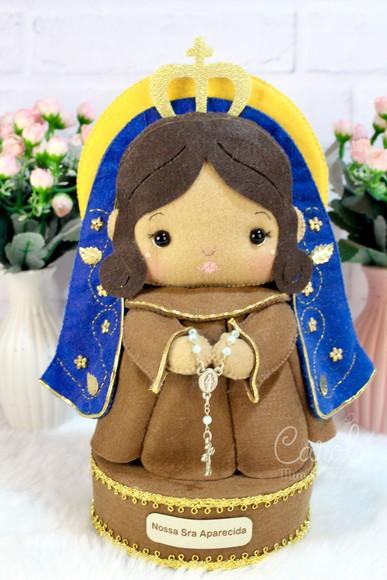 Nossa Senhora Aparecida em Feltro 25cm | Artesanou