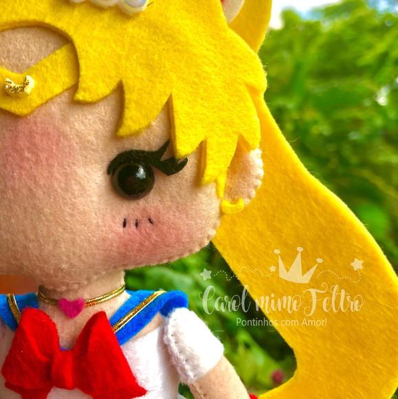 Sailor Moon Eternal em Feltro 22cm | Boneca Geek