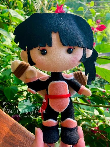 Sango e Kirara em Feltro