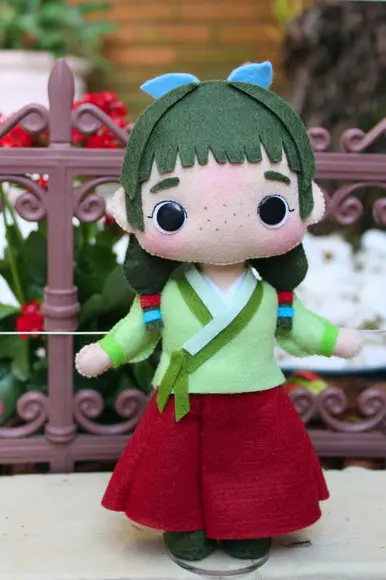 Boneca Maomao (Diários de Uma Apotecária) em Feltro 21cm