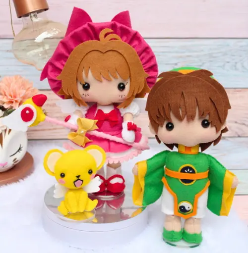 Boneco Shoran Li Card Captors em Feltro