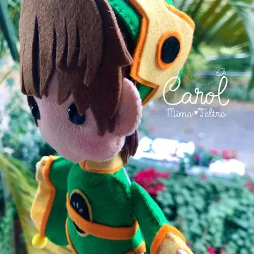 Boneco Shoran Li Card Captors em Feltro