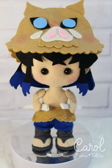Kit Demon Slayer Decorativo com Tanjiro Nezuko Zenitsu e Inosuke