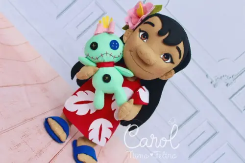 Kit Lilo Stitch e Angel Decorativo | Presente e Coleção Disney