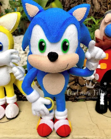 Kit Sonic Decorativo | Sonic Tails Knuckles Shadow e Dr Eggman